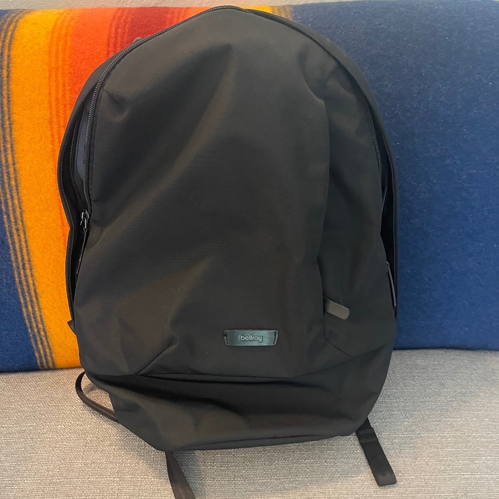 Bellroy Classic Backpack 20L Stylish Cute Male Men Mens Work Dapper Black Laptop